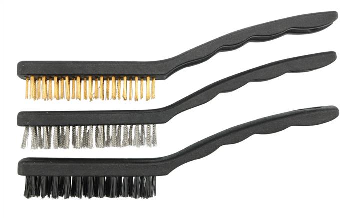 06964 Vorel A set of brushes 3 pcs, wire (steel, brass, nylon)