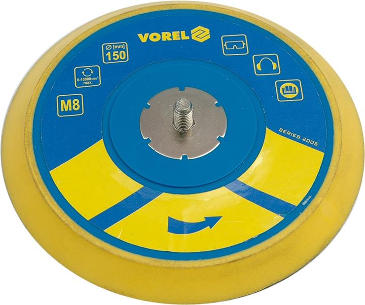 Vorel 81115 Polishing disc for pneumatic grinders, 150 mm 81115