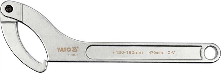 Yato YT-01674 Key radius articulated 120-180 mm 470 mm YT01674