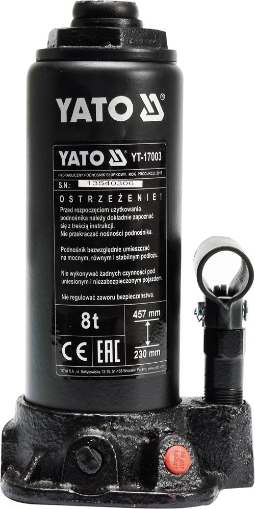 Yato YT-17003 Hydraulic bottle jack 8t YT17003