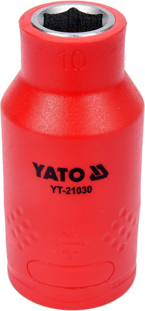 Yato YT-21030 Socket head 6-sided dielectric 1/2" 10 mm YT21030