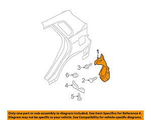 868222F200 Hyundai/Kia Rear right fender liner