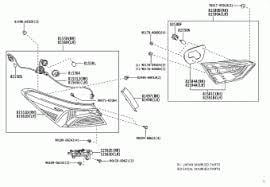 8158106620 Toyota Tail lamp right