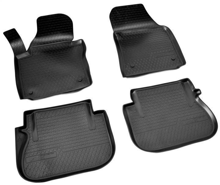 NorPlast NPA10-C95-024 Interior mats NorPlast rubber black for Volkswagen Caddy (2004-2015), 4 pc. NPA10C95024