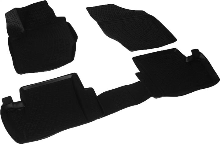 L.LOCKER 222020301 Interior mats L.LOCKER rubber black for Citroen C4 (2010-), 4 pc. 222020301