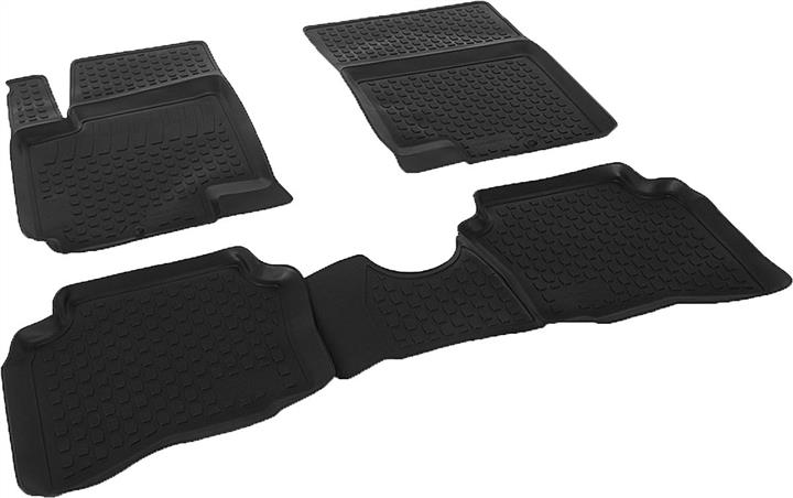 L.LOCKER 204090101 Interior mats L.LOCKER rubber black for Hyundai I20 (2008-2014), 4 pc. 204090101