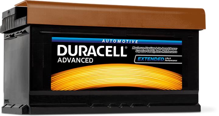 Duracell DA 80 Battery Duracell Advanced 12V 80AH 700A(EN) R+ DA80