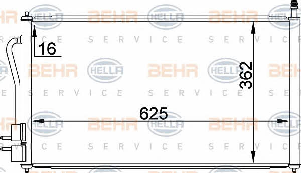 Behr-Hella 8FC 351 037-471 Cooler Module 8FC351037471