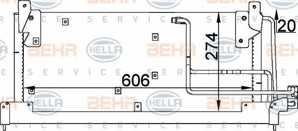 Behr-Hella 8FC 351 037-591 Cooler Module 8FC351037591