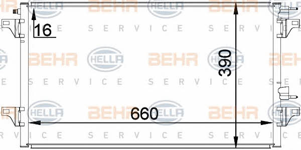 Cooler Module Behr-Hella 8FC 351 300-344