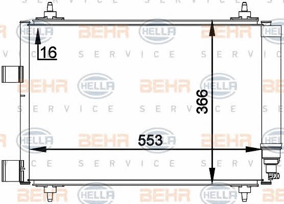 Behr-Hella 8FC 351 300-661 Cooler Module 8FC351300661