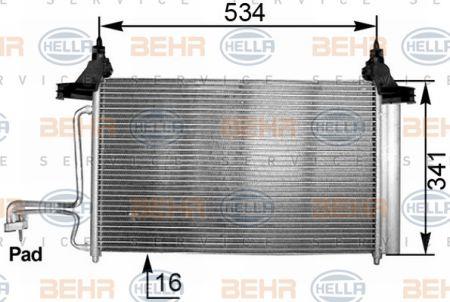 Behr-Hella 8FC 351 301-211 Cooler Module 8FC351301211