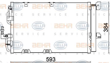 Behr-Hella 8FC 351 301-224 Cooler Module 8FC351301224