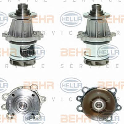 Behr-Hella 8MP 376 801-571 Water pump 8MP376801571