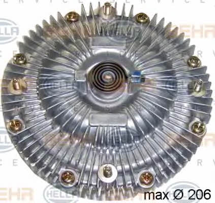 Behr-Hella 8MV 376 758-761 Viscous coupling assembly 8MV376758761