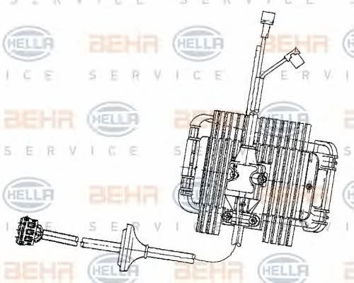 Behr-Hella 5DS 351 320-001 Heater control unit 5DS351320001