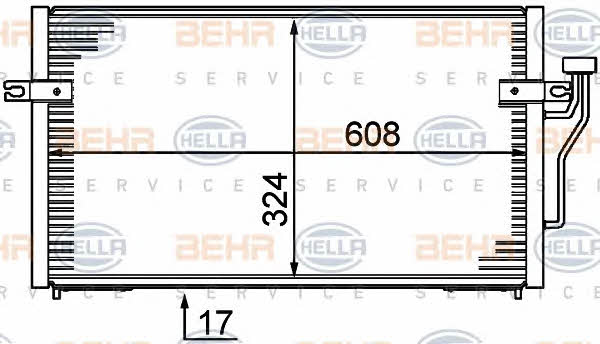 Behr-Hella 8FC 351 037-351 Cooler Module 8FC351037351