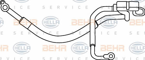 Behr-Hella 9GS 351 331-311 Coolant pipe 9GS351331311