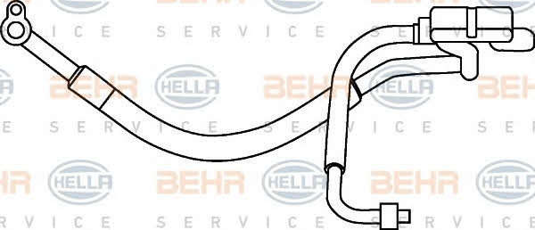 Behr-Hella 9GS 351 337-121 Coolant pipe 9GS351337121
