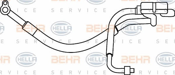Behr-Hella 9GS 351 337-121 Coolant pipe 9GS351337121