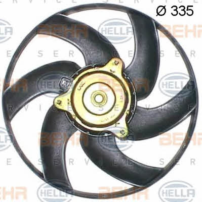 Behr-Hella 8EW 351 043-511 Hub, engine cooling fan wheel 8EW351043511