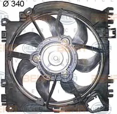 Behr-Hella 8EW 351 043-701 Hub, engine cooling fan wheel 8EW351043701