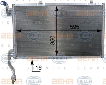 Cooler Module Behr-Hella 8FC 351 000-441