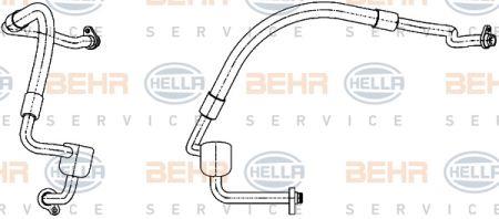 Behr-Hella 9GS 351 338-551 Coolant pipe 9GS351338551