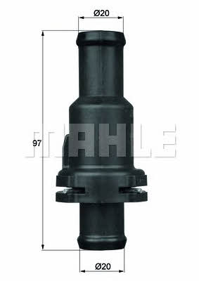 Mahle/Behr TH 5 80 Thermostat, coolant TH580