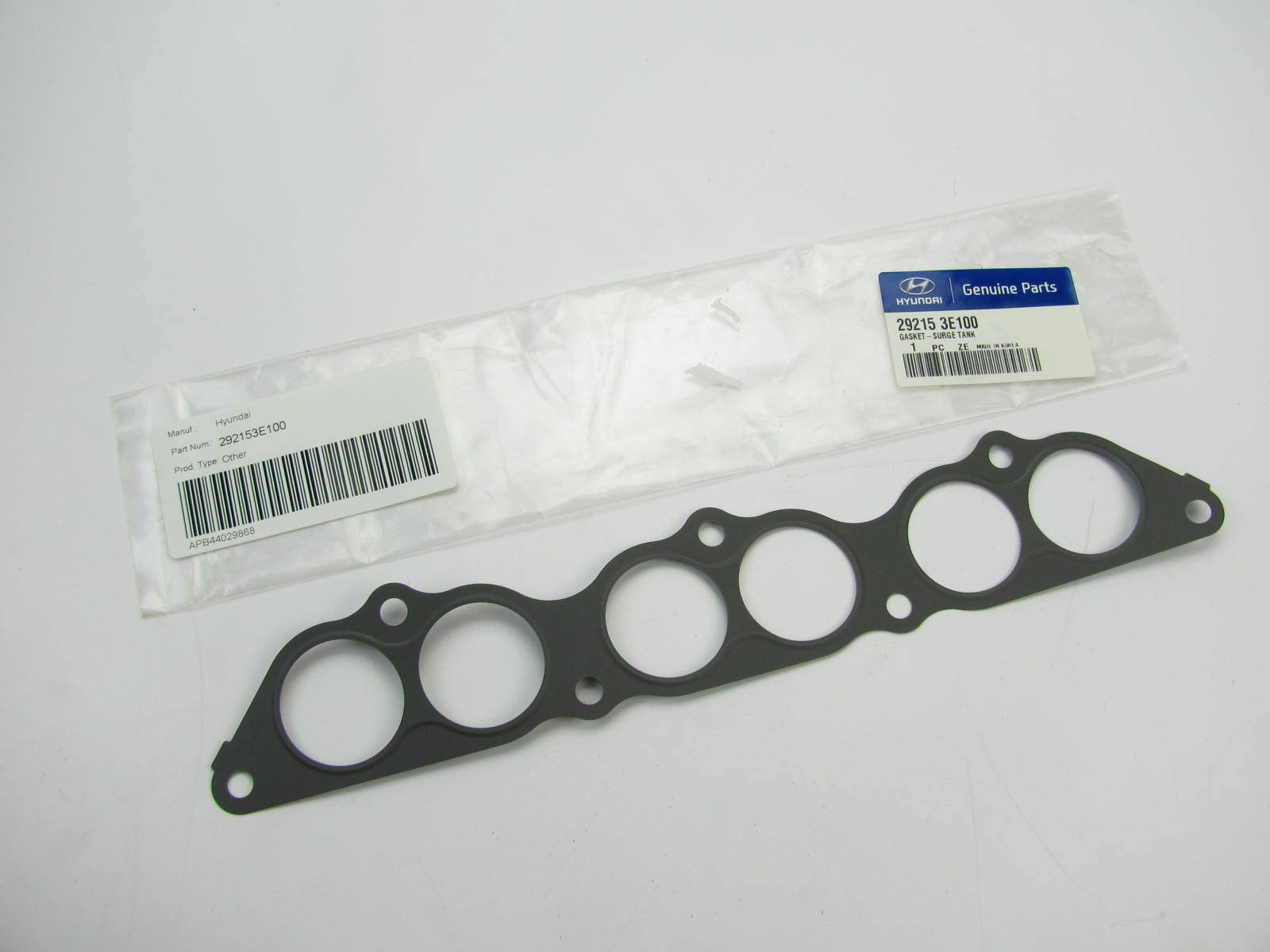 Air intake manifold gasket Kia: 292153E100 Hyundai/Kia Intake manifold gasket