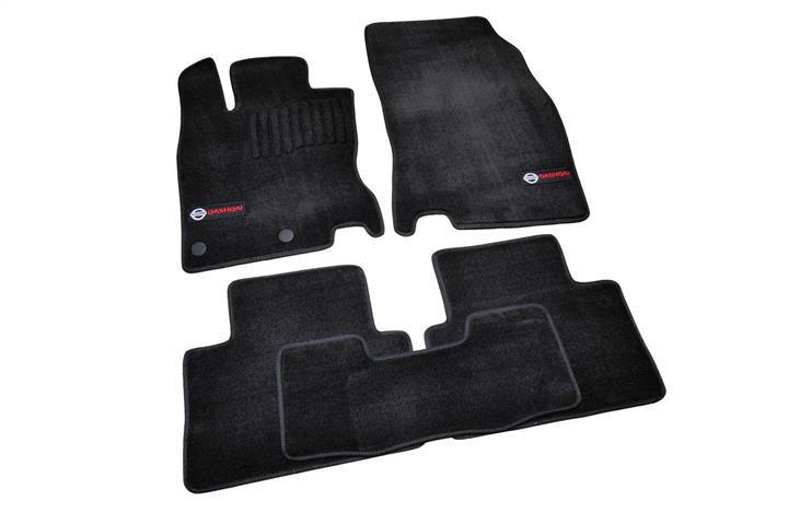 AVTM BLCLX1425 Floor mats pile Nissan Qashqai (2014-) / black, Premium BLCLX1425