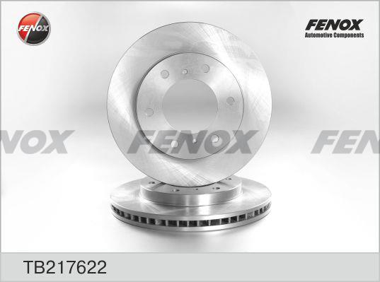 Fenox TB217622 Front brake disc ventilated TB217622