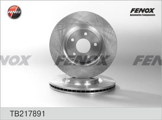 Fenox TB217891 Front brake disc ventilated TB217891
