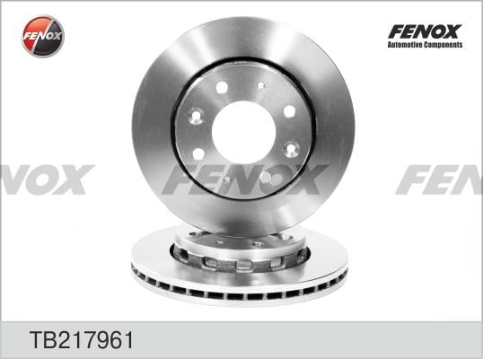 Fenox TB217961 Front brake disc ventilated TB217961