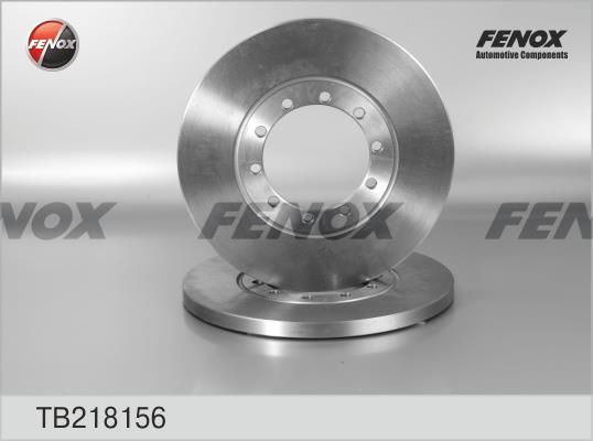 Fenox TB218156 Rear brake disc, non-ventilated TB218156