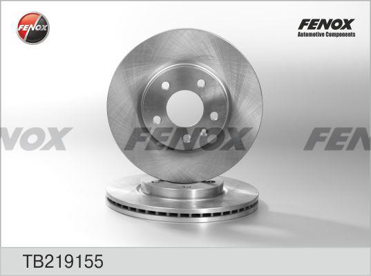 Fenox TB219155 Front brake disc ventilated TB219155