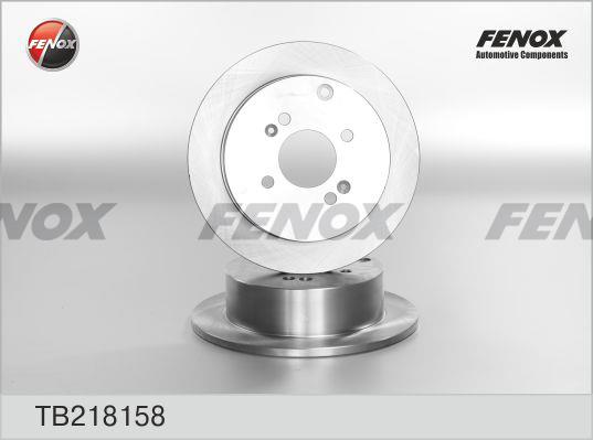 Fenox TB218158 Brake disc TB218158