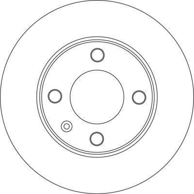Alanko 304178 Rear brake disc, non-ventilated 304178