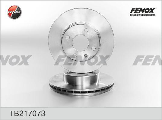 Fenox TB217073 Front brake disc ventilated TB217073