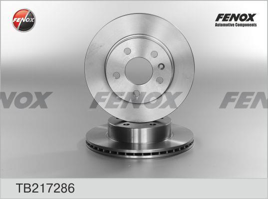 Fenox TB217286 Front brake disc ventilated TB217286