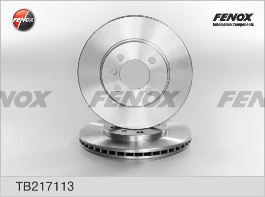 Fenox TB217113 Front brake disc ventilated TB217113