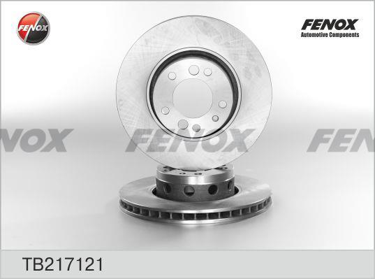 Fenox TB217121 Front brake disc ventilated TB217121