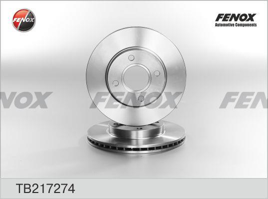 Fenox TB217274 Front brake disc ventilated TB217274
