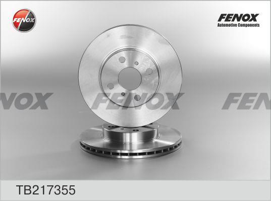 Fenox TB217355 Front brake disc ventilated TB217355