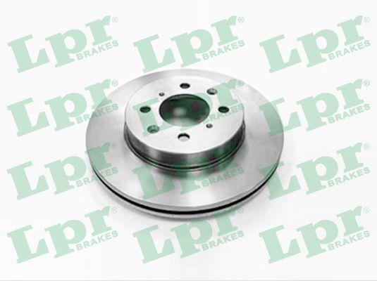 LPR A4181V Front brake disc ventilated A4181V