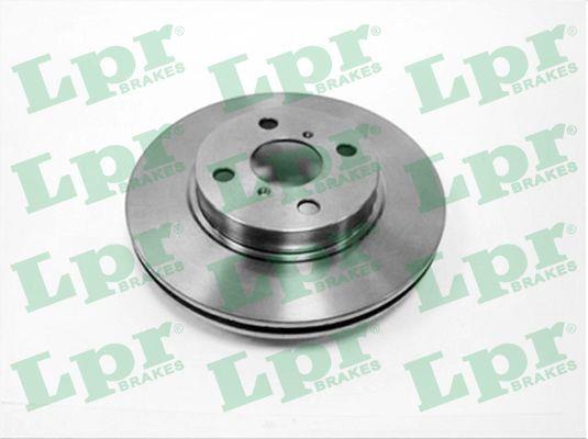 LPR T2047V Front brake disc ventilated T2047V