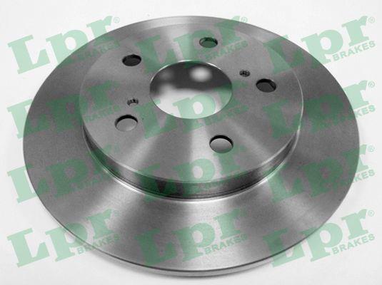 LPR T2050P Rear brake disc, non-ventilated T2050P
