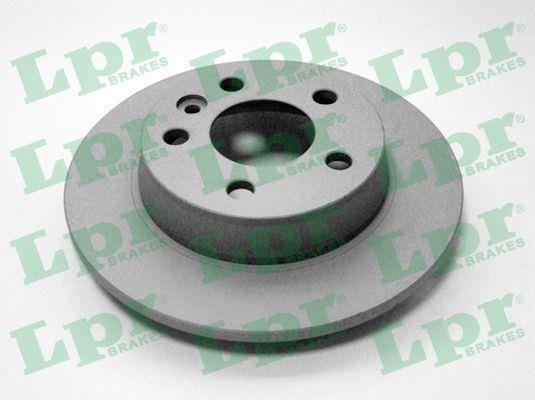LPR F1581PR Rear brake disc, non-ventilated F1581PR