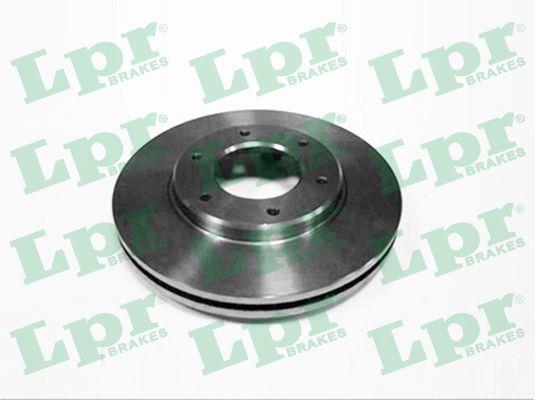 LPR T2876V Front brake disc ventilated T2876V