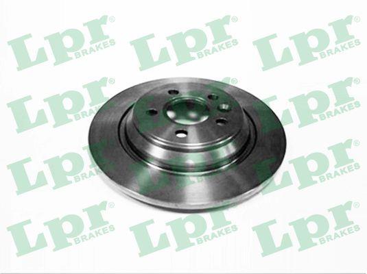 LPR V1009P Rear brake disc, non-ventilated V1009P